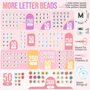 Pizooro Friendship Bracelet Kit, 28 Colors 5040 Pcs Clay Beads 1200 Pcs Letter Beads for Bracelets Making,4 Styles… — 4