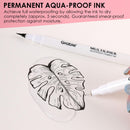 Grabie Micro Fineliner Pens, 6 Black Waterproof Drawing Pens | 6-Black — 7
