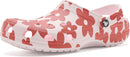 Crocs Unisex Adult Classic Clog - Seasonal Graphic – Bubble Ice/Multi Petals — 1