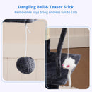 Heybly Cat Tree with Toy, 43.3 inch Cat Tower for Indoor Cats HCT004SG — 4