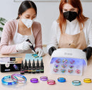 LET'S RESIN UV Resin Kit, 12 Colors Clear Colored UV Resin(20g Each) — 6