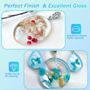 KISREL UV Resin Kit 1000g Bulk, Crystal Clear Hard for Jewelry Crafts Resin — 3