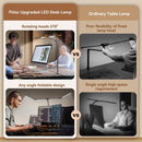 Led Desk Lamps for Home Office - Eye Caring Architect Lamp with Clamp, Double…