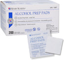 COVIDIEN 6818pk6 6818 Webcol Alcohol Prep, Sterile, Medium, 2-Ply, 4.3" Height, 2.1" Wide, 4" Length, Pad, 6 Packs of 200 (Pack of 1200) — 8