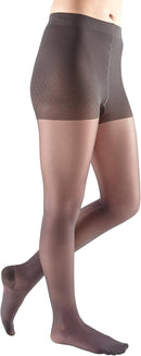Mediven Sheer & Soft Women’s Pantyhose 20–30 mmHg Compression Stockings | I, Standard | Charcoal — 1