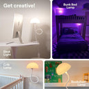 Shroommate Dorm Room Essential Clip On Bed Light for Dorm Room - White — 5