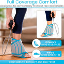 Vive Compression Ankle Ice Pack Wrap for Foot Pain Relief - Soft Cold Brace for Recovering Injuries - Support for Swelling, Sprains, & Fractures - Filled with Reusable Gel, Fits Small & Large Feet — 6