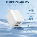 USB A Wall Charger,Dual Port Cube Power Adapter Charger Plug Block Charger photo 3
