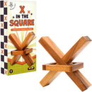 BSIRI Wooden Brain Teasers for Adults Logic Games Gift Puzzle and Mind Teasers for Senior of the Cross Out Tricky Games Wood IQ Puzzles Challenging to Open Trick Lock — 1