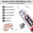 B7000 Super Glue,Multi Functional Glue Transparent Paste Adhesive Multi-Function Repair Glues Suitable for Phone… — 5