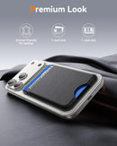 for MagSafe Wallet, 5 Card Holder, Slim Leather Magnetic Wallet for iPhone 18/17/16/15/14/13/12 Pro Max Plus Air Series, 1 Card Slots & 1 Cash Slot,Black photo 5