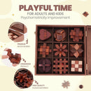 Mytothfy Wooden Brain Teaser Puzzles for Adults Teens, 3D Puzzle Game Toys — 2