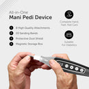 UTILYZE PediLux Pro Professional Manicure Pedicure Kit, Thick Toenail Grinder, Cordless Electric Nail File Drill, Toe Nail for Dremel Tool, Filer, Sander, Remove Callus for Humans, Men, Women, Seniors — 4