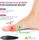 Welnove Metatarsal Pads for Women Men - Drip-Shape - Leather Ball-of-Foot Cushions for Forefoot Support - Soft Ball of Foot Pads for Metatarsalgia, Morton’s Neuroma, Fit for High Heels,Shoes(Size：S) 4