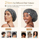YANIBEST Slouchy Beanie Hat Satin Lined Sleep Cap Chemo Headwear Caps Black — 4