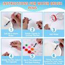 GETHPEN 48 Colors Watercolor Paint Set, 3 Brushes 1 Water Color Brush pen | Blue — 5