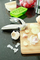 Kuhn Rikon Epicurean Garlic Press, Stainless Steel, 6.5 x 1 x 1.5 inches, Silver — 7