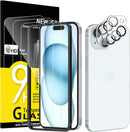 NEW'C for iPhone 15 Screen Protector + Camera Lens Protector photo 1