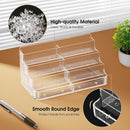 MaxGear Acrylic Business Card Holder, Desktop Card Display Stand, 8 Pockets — 4