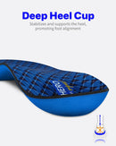 WalkHero Plantar Fasciitis Relief Insoles, High Arch Support Shoe Inserts