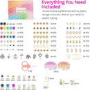20,000 Pcs Clay Beads Bracelet Making Kit, 120 Colors 6 Boxes Polymer Beads Spacer Heishi Beads & Jewelry Kit with… — 5