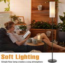 Ambimall 64" Floor Lamp with 9W LED Bulb & Beige Lampshade — 4