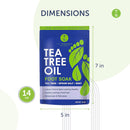 14oz Tea Tree Oil Foot Soak with Epsom Salt and Mint by Truremedy Naturals - Foot Soaking Salts for Dry and Tired Feet - Gently Exfoliates and Refreshes Feet for Soft, Supple Skin — 3