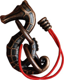 Cast Metal Brain Teaser Puzzle Metal Puzzle Brainteaser Exploration and Thinking Toy Intellectual Teaching (Seahorse & Rope) — 1