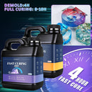 KISREL 82oz Fast Cure Epoxy Resin, 4 Hour Mold Demold Quick Cure Resin — 2