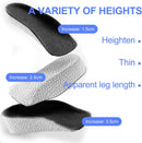3 Pairs Height Increase Insoles, Heel Lifts for Shoes, Inserts for Men and Women, for Achilles Tendonitis and Leg Length Discrepancy (Man, 0.6"/1"/1.4" Height) — 4