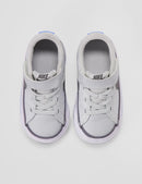 Nike Unisex Kids' Court Legacy Shoes - Boys Girls Toddlers & Baby Sneakers - Off White/Pencil Point/Crystal Blue — 4