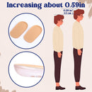 ElevateTech 1/2 Inch Heel Lifts, 2 Pcs Gel Heel Lift Inserts Height Increase Insoles for Leg Length Discrepancy Adjustable Shoe Lifts for Uneven Legs Soft Half Foot Insoles for Heels Pain, Women&Men — 3