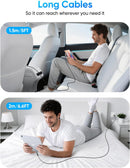SUNGUY USB to USB C Cable, 3Pack [3.3FT+3.3FT+6.6FT] 3A Fast Charging Extra Durable USB A to C Cable for Car Android Auto/Carplay, Compatible with i-Phone 17 16 15 Series, Samsung, Moto, TypeC Devices 7