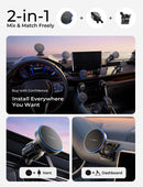 LISEN 15W MagSafe Car Mount Charger, Magnetic Phone Holders for Your Car photo 2