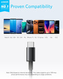 Anker USB A to USB C Cable, USB to USB C Cable (2-Pack, 6 ft, Black) 2