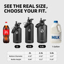 RAYMYLO One Gallon Water Bottle Insulated 128 oz, Stainless Steel — 6