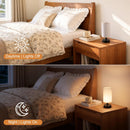 Small Cordless Table Lamp with 4000mAh Rechargeable Battery, Black, 1 Pack — 7