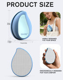 BEZOX Glass Foot File Callus Remover – Professional Foot Scrubber for Dead Skin & Cracked Heels – Premium Pedicure Tools for Feet with Anti-Slip Handle and Protective Cover - Blue — 7