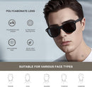 DEMIKOS Sunglasses Men Polarized Sunglasses for Mens Womens Retro Mirror Lens for Driving Fishing UV Protection — 2