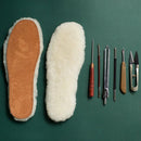 Australian Sheepskin Insoles,Thick and Warm Wool Insole,Women Men Replacement Insole (13 M US Men) — 4