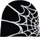 Pooyikoi Y2K Gothic Spider Pattern Wool Acrylic Knitted Hat Women Beanie Winter Warm Beanies Men Casual Skullies Outdoor — 1