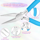 Pliers for Jewelry Making, Shynek Jewelry Pliers Set Includes Needle Nose Pliers, Round Nose Plier and Wire Cutters,… — 5