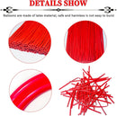 Red Long Balloons Premium 260 Twisting Balloons Animals Magic for Birthday Kids Wedding Party Supply 100pcs — 2