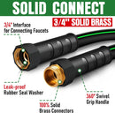 Heavy Duty Garden Hose 50ft, NON-EXPANDABLE Flexible Water Hose, Kink Resistant Lightweight Hybrid Hose, Leakproof Hose Male to Female Fittings — 2