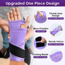 Wrist Ice Pack Wrap for Carpal Tunnel, Gel Ice Packs for Injuries Reusable - Purple — 3