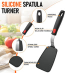 4Pcs Silicone Spatula Turner Set, Heat Resistant Silicone Spatula for Nonstick Cookware, BPA Free Kitchen Spatula… — 3