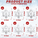 12 Pack Inflatable Hanging Snowflake Decorations — 3