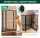 FXW Dog Gate, Extra Wide Adjustable for Openings Up to 83", 40" H