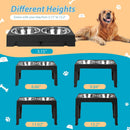 Elevated Dog Bowls with 2 Stainless Steel Dog Food Bowls, Raised Dog Bowl…