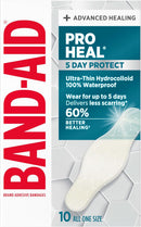 BAND-AID Brand Pro Heal 5 Day Protect Hydrocolloid Bandages, One Size, 10ct — 1